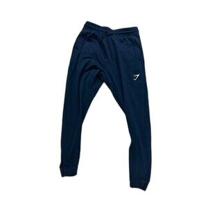 Gymshark Skinny Fit Joggers - Navy Blue - Small